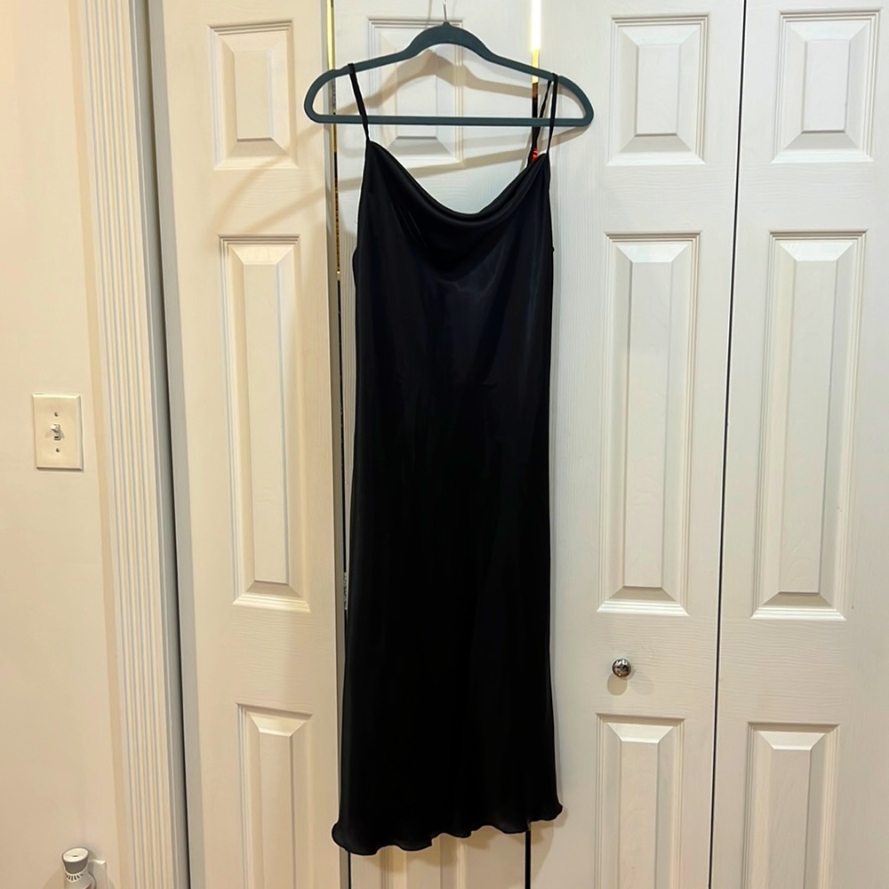 Bebe Black Slip Dress